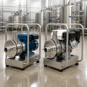 Milk Shifting Pump (Electric Operated and Petrol Engine)